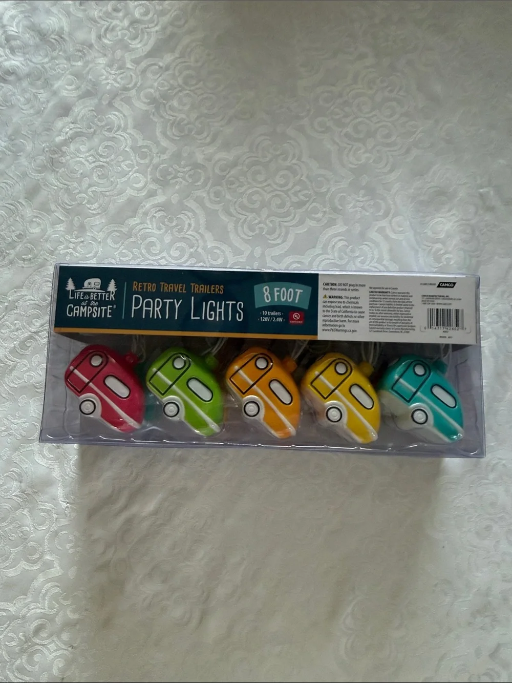 Retro Travel Trailer LED Party Lights - Multi-Color